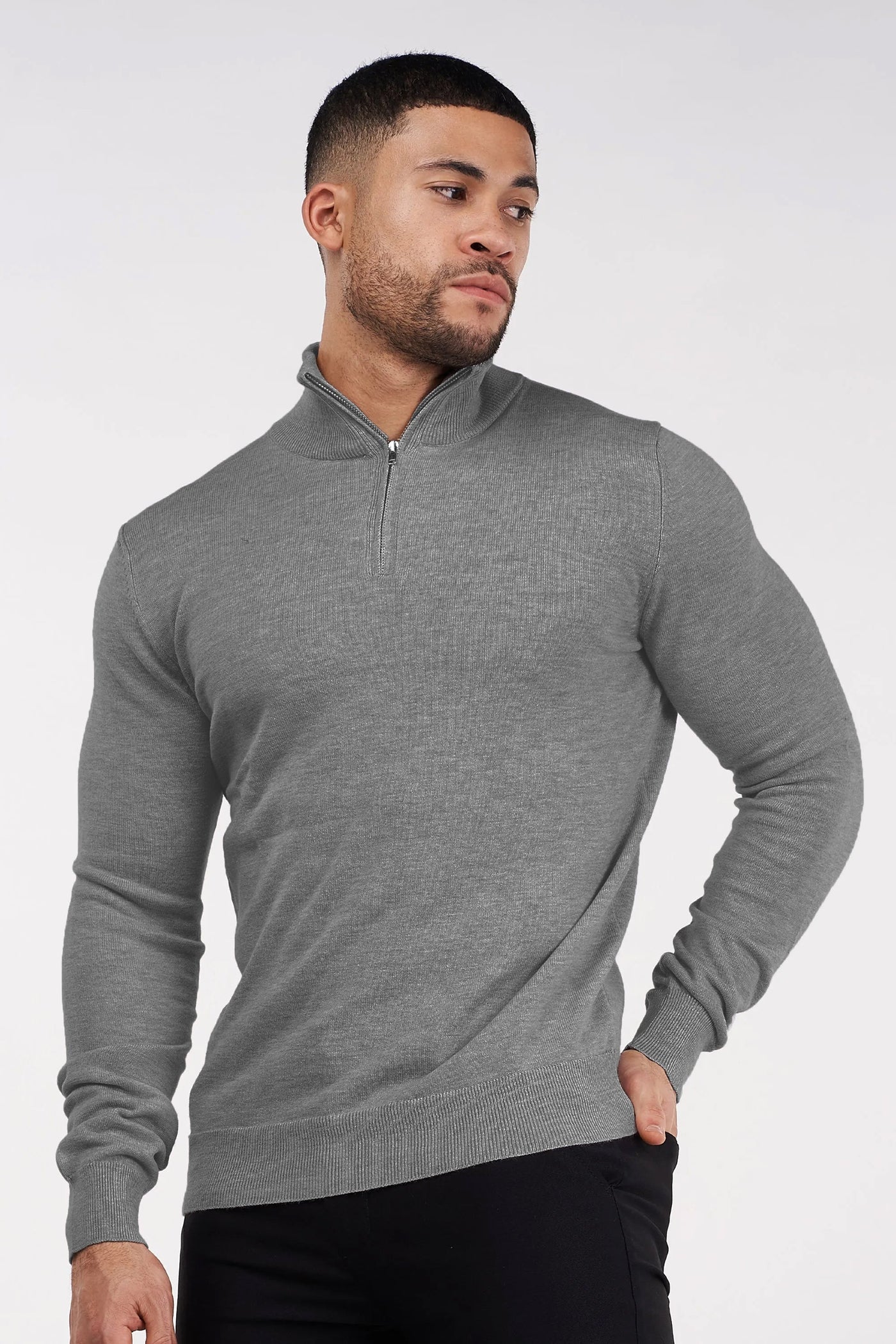 LE PULL DEMI-ZIP SANTONI