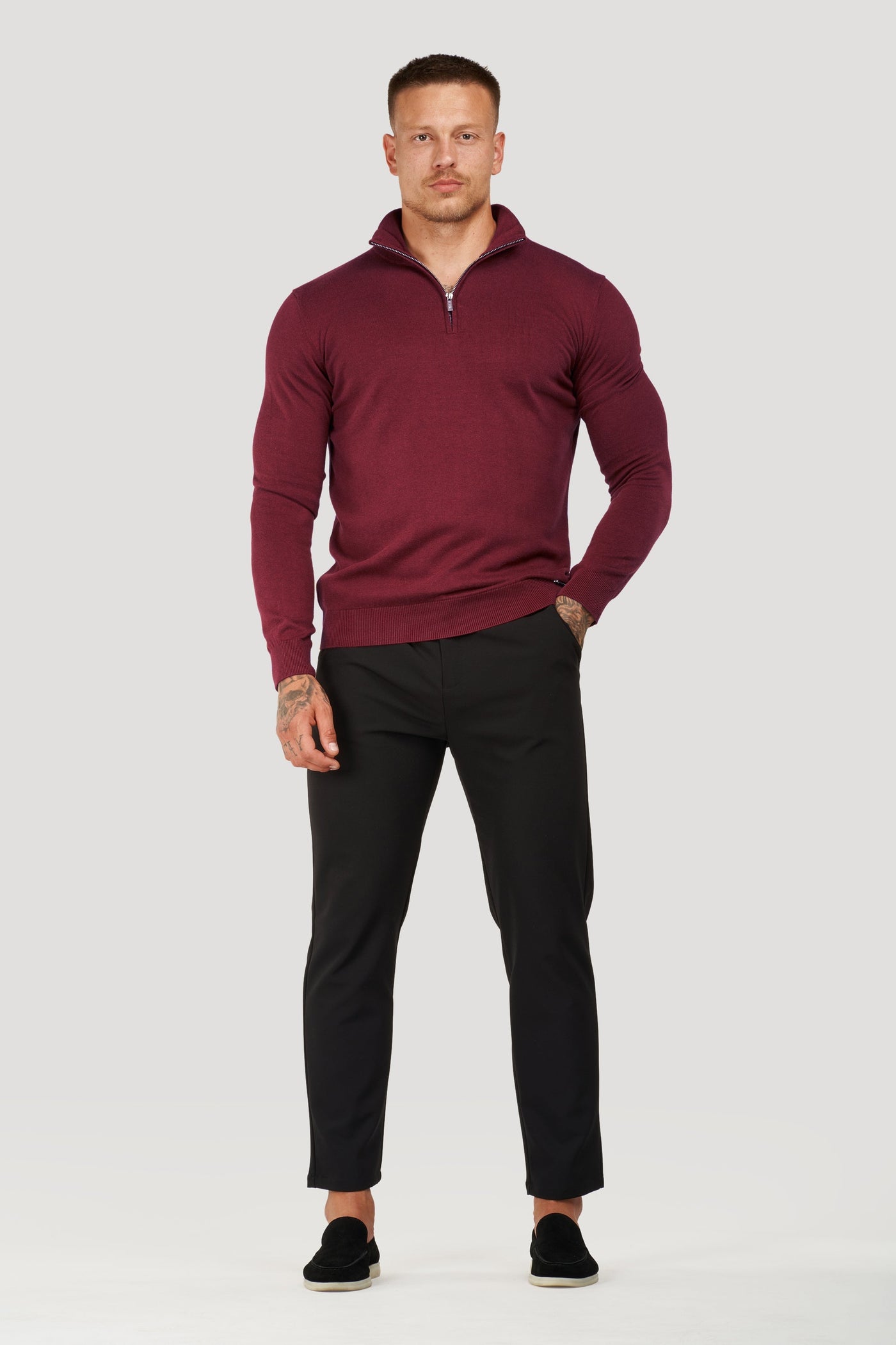 LE PULL DEMI-ZIP SANTONI