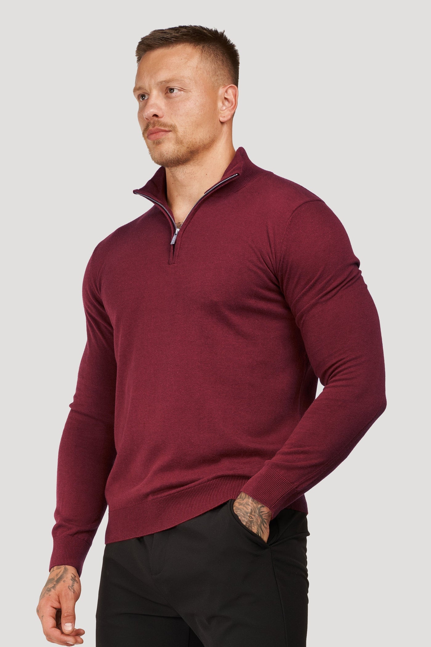 LE PULL DEMI-ZIP SANTONI