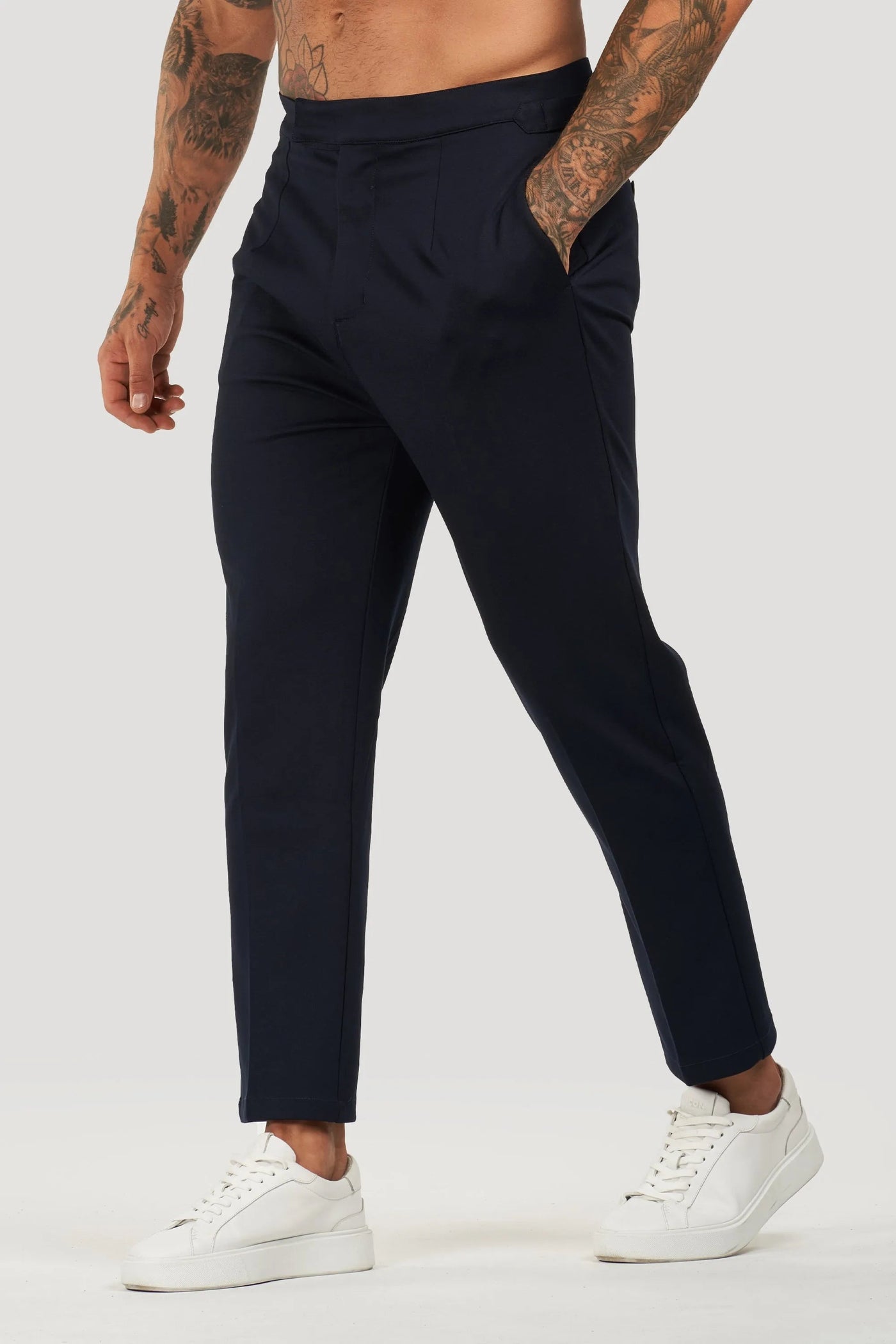 LE PANTALON ALESSIO - BLEU MARINE