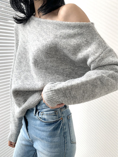 Pull asymétrique à une épaule 