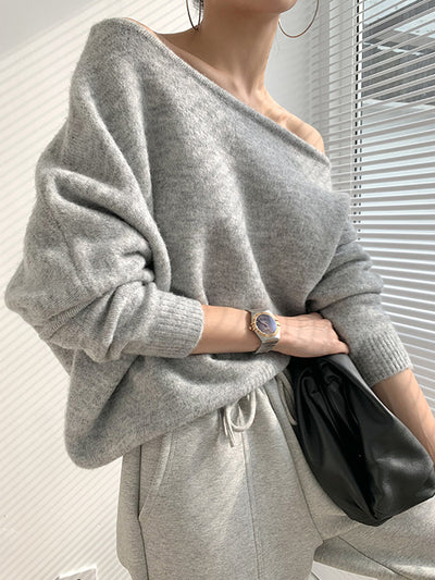 Pull asymétrique à une épaule 