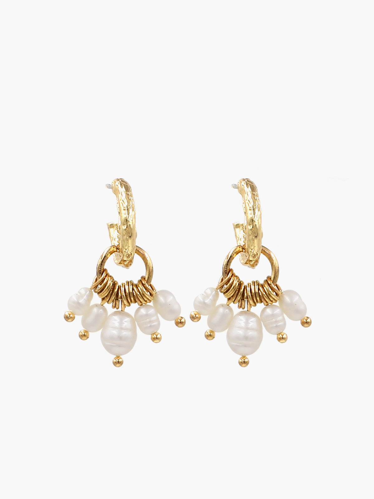 AMARE Boucles d'Oreilles Tassel Perle Élégantes