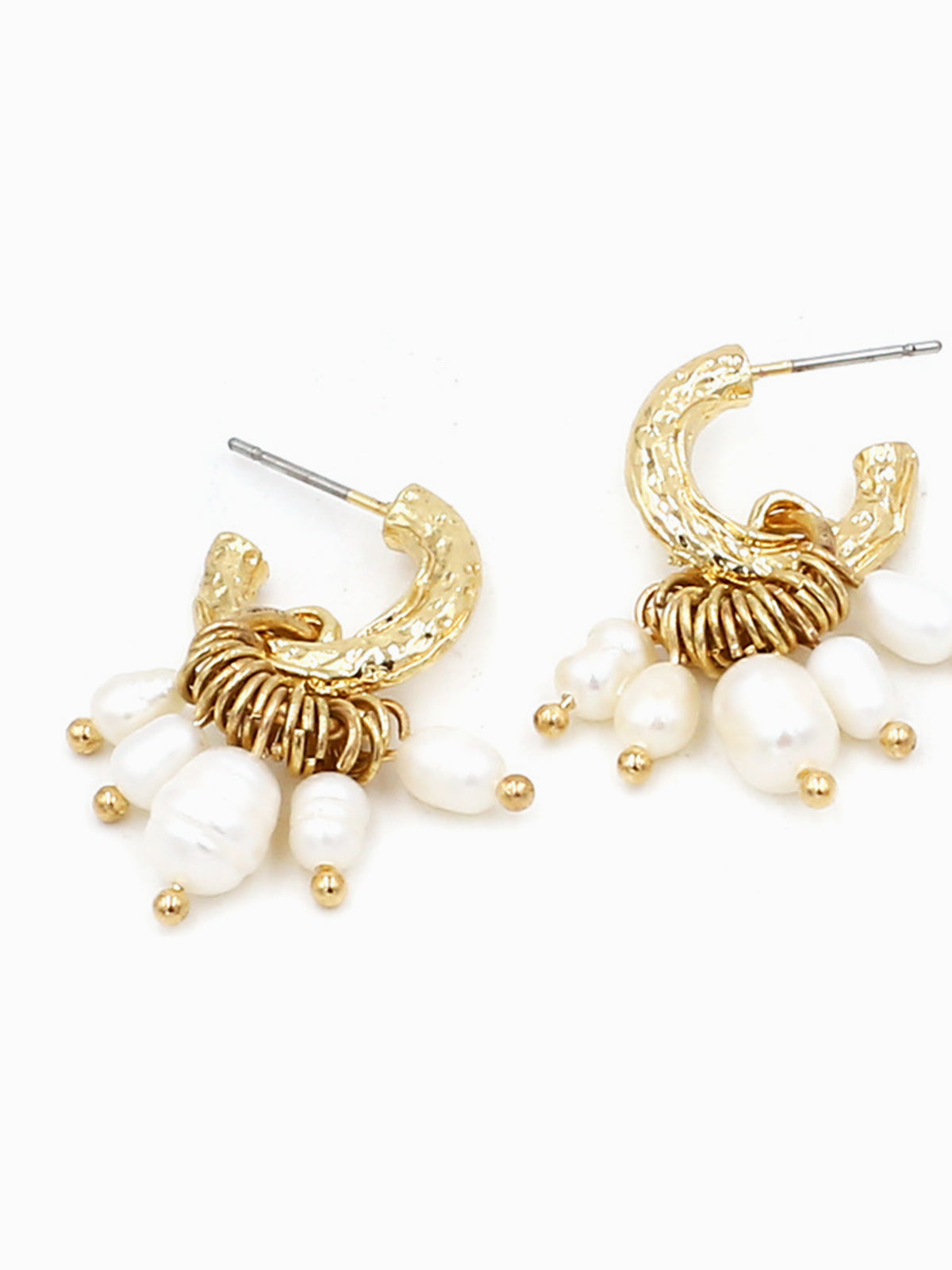 AMARE Boucles d'Oreilles Tassel Perle Élégantes