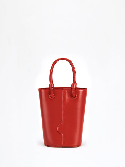 Small Bucket-Shape Handbag