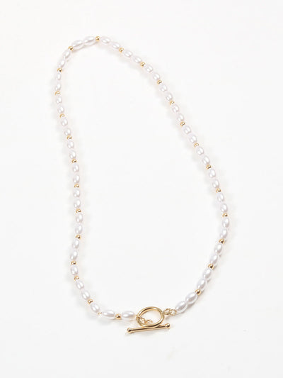 Romance Peral Lariat Necklace