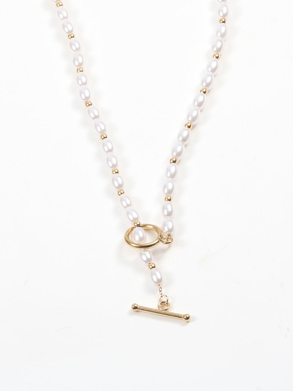 Romance Peral Lariat Necklace