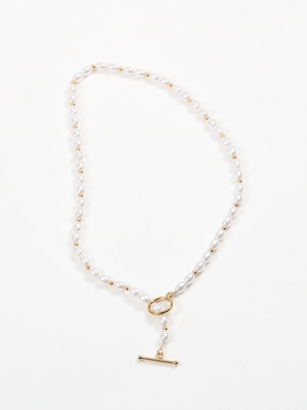 Romance Peral Lariat Necklace