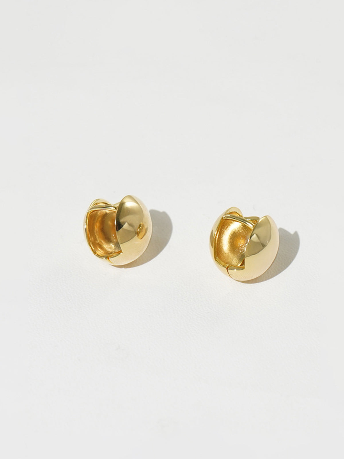 AMARE Boucles d'Oreilles Boule en Or