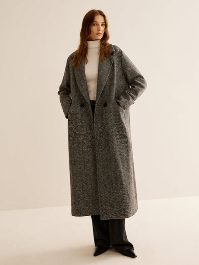 Trench-coat long et polyvalent essentiel 