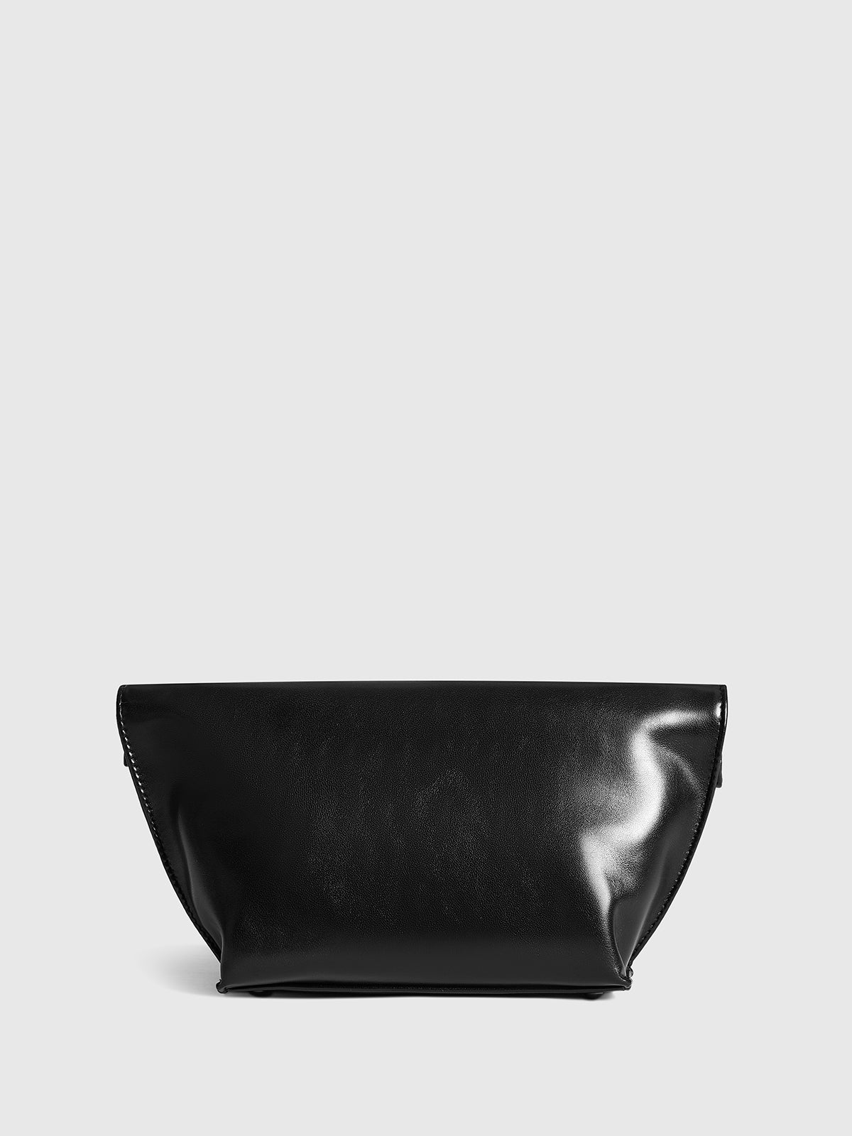 Minimalist Rolled Edge Envelope Clutch Bag