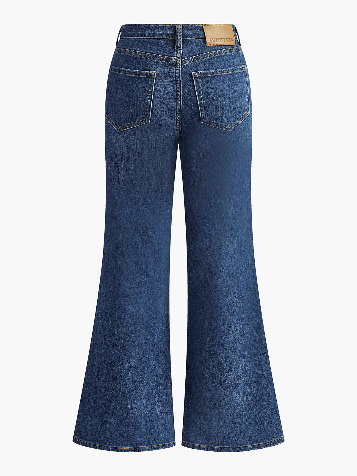 Jean bootcut en coton denim 