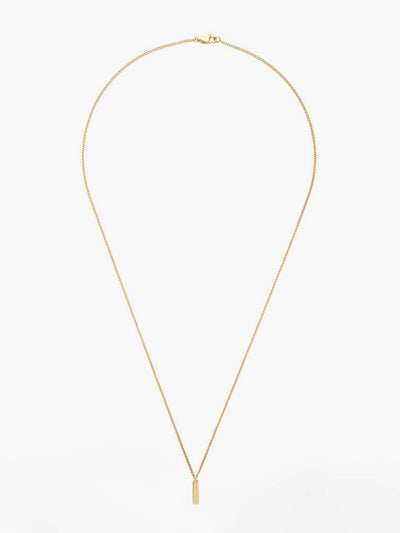 Golden Strip Pendant Necklace