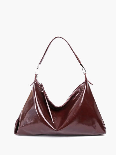 Zipper Soft Hobo Bag