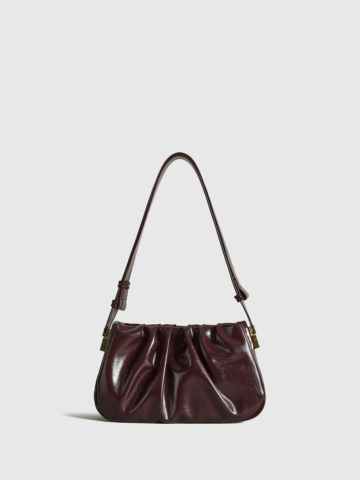 Retro Pleated Shoulder Bag