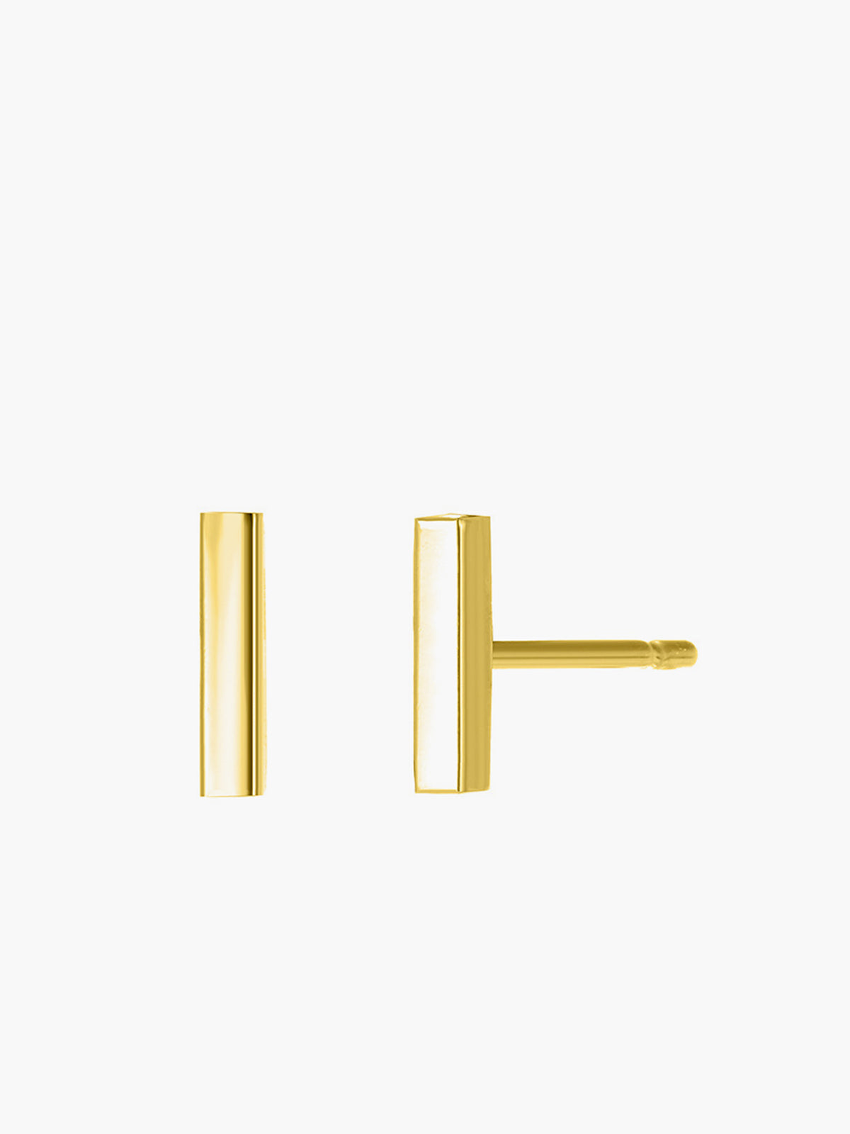 AMARE Boucles d'Oreilles Stud Bar Minimalistes