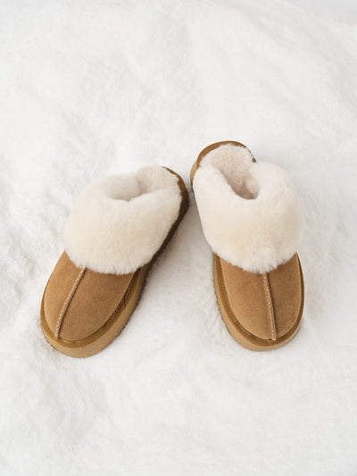 Thick Sole Fleecing Slippers Boots