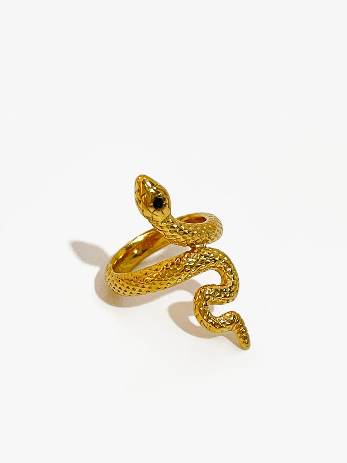 AMARE Bague Serpent Ouverte Enroulée