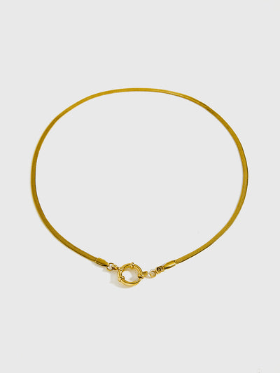 Minimalist Snake-Chain Necklace