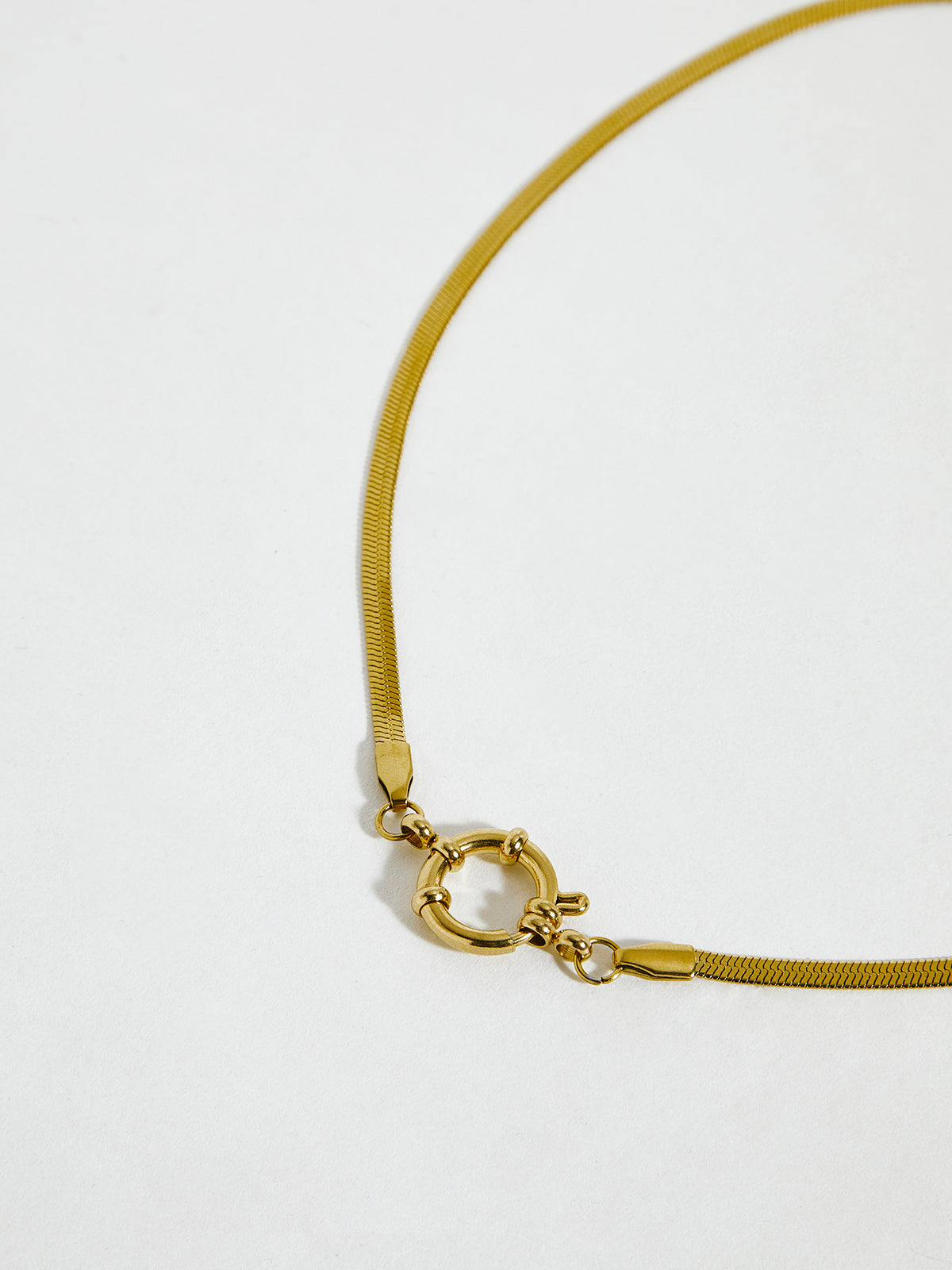 Minimalist Snake-Chain Necklace