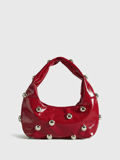 Rounded Studded Armpit Bag