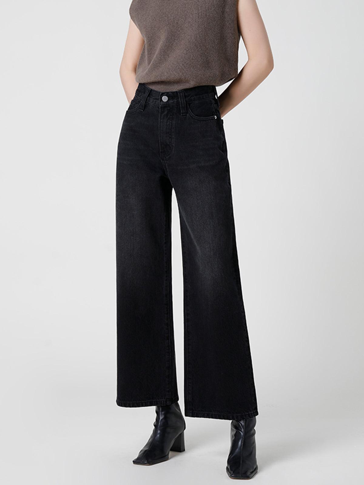 Pantalon en jean basique 