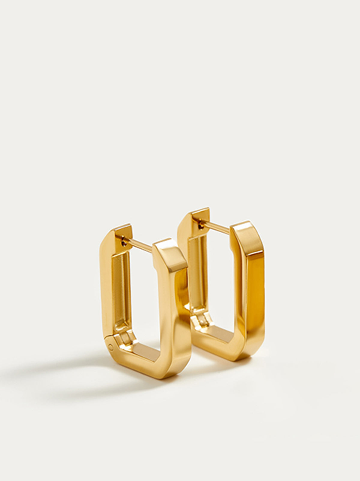 AMARE Boucles d'Oreilles Hoop U-Shape Minimalistes