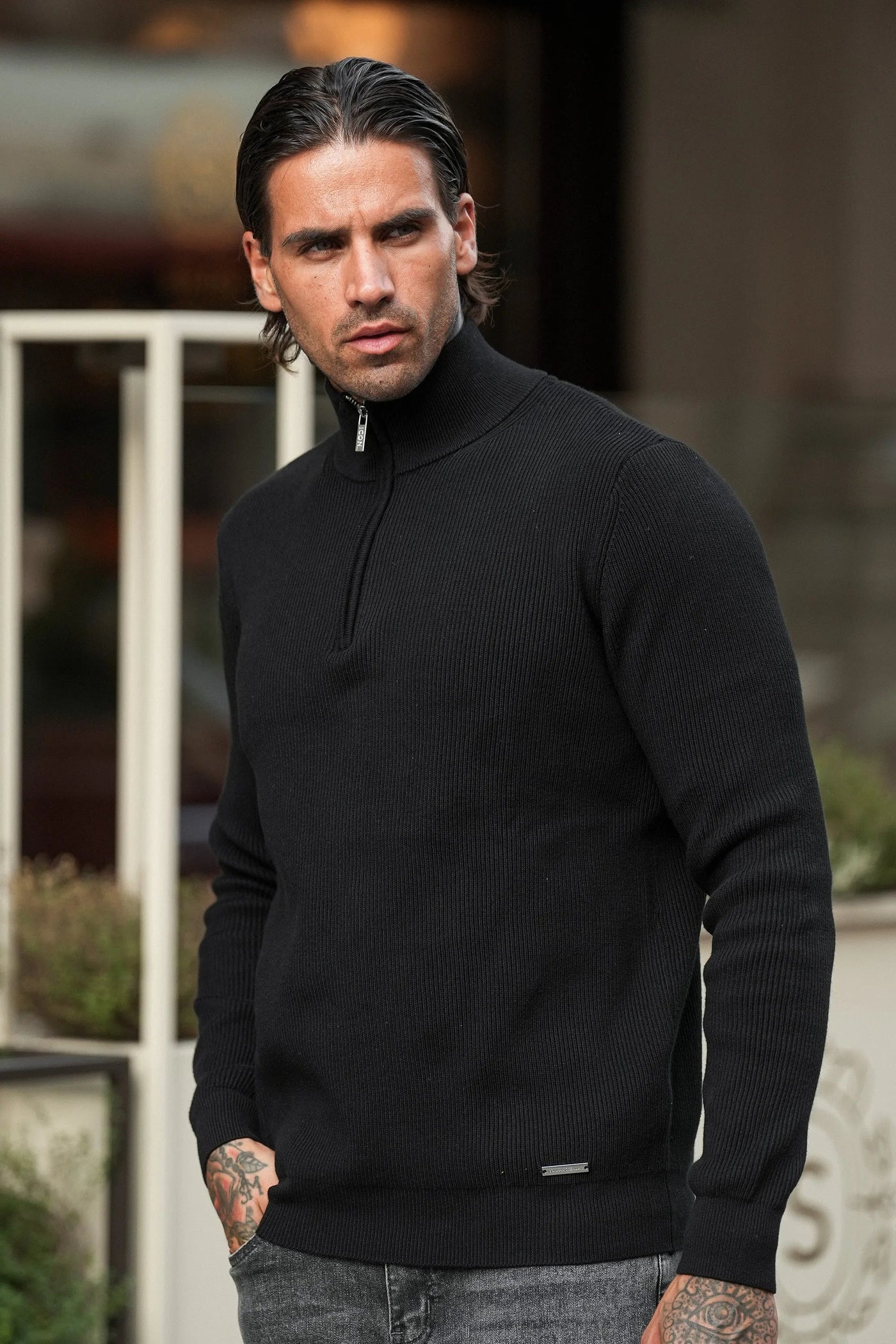 LE PULL RENZO DEMI-ZIP