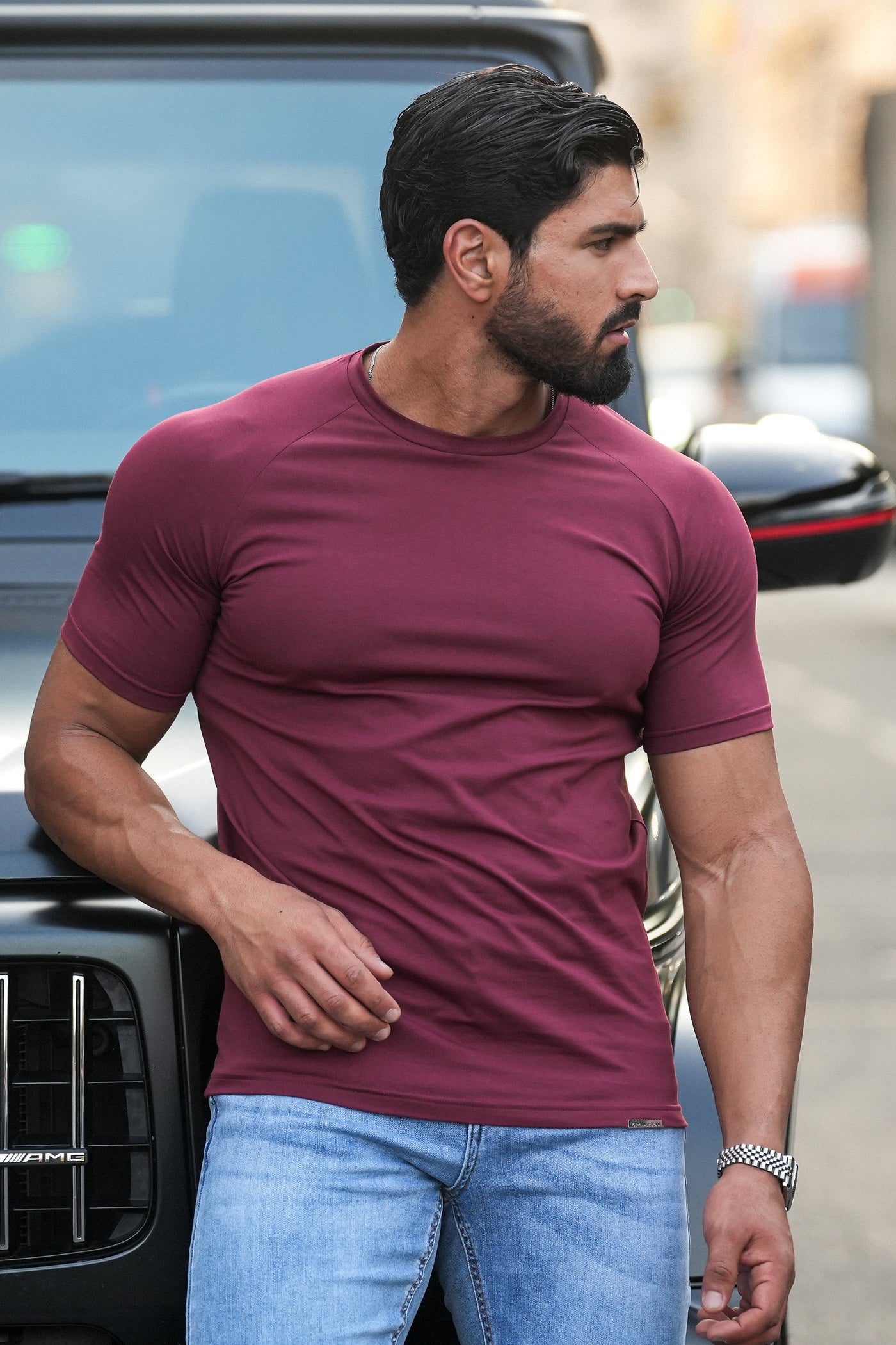 LE T-SHIRT BASIQUE MUSCLE