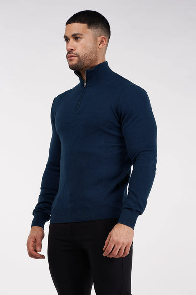 LE PULL DEMI-ZIP SANTONI