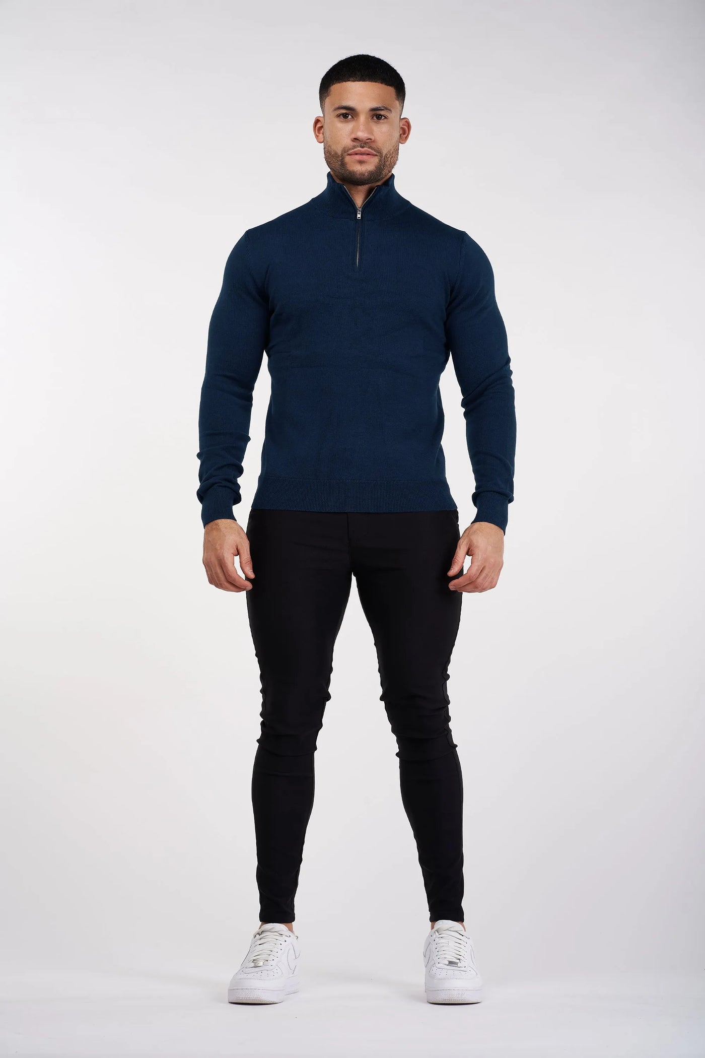 LE PULL DEMI-ZIP SANTONI