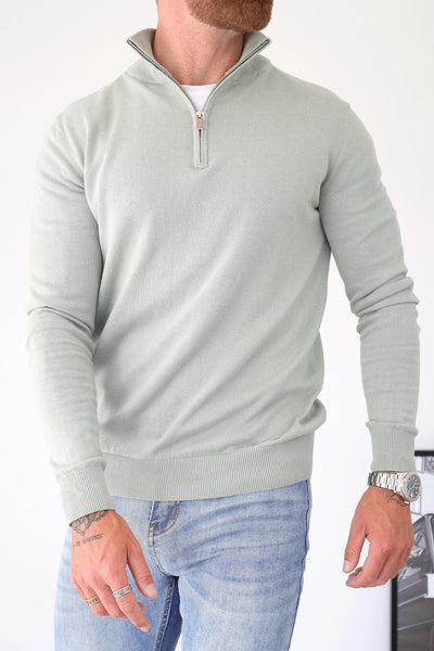 LE PULL DEMI-ZIP SANTONI