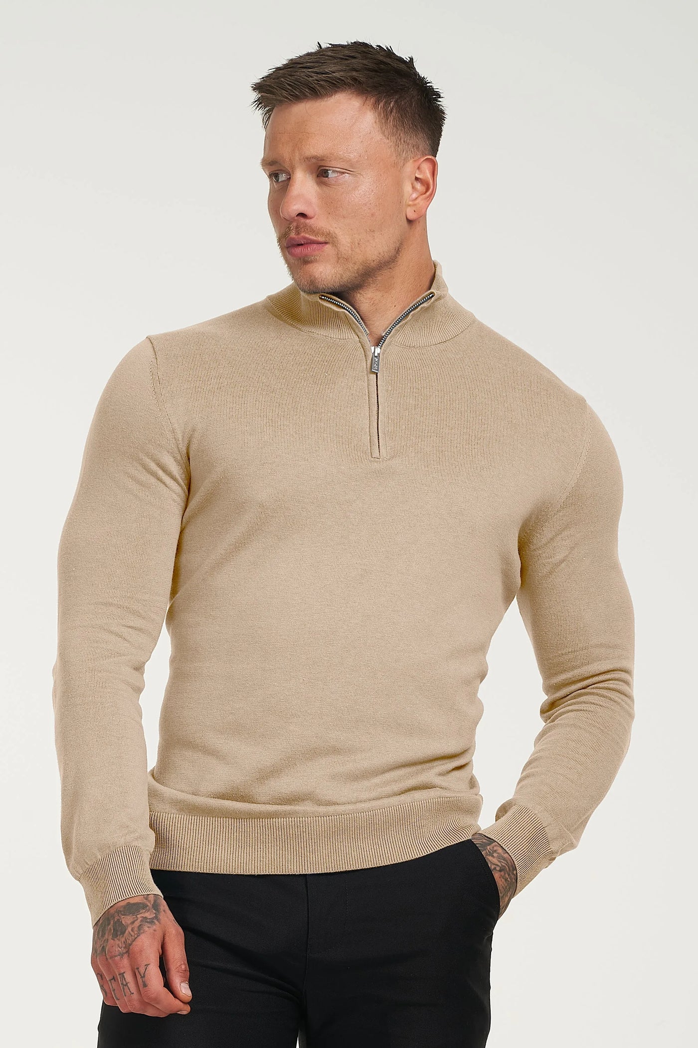 LE PULL DEMI-ZIP SANTONI