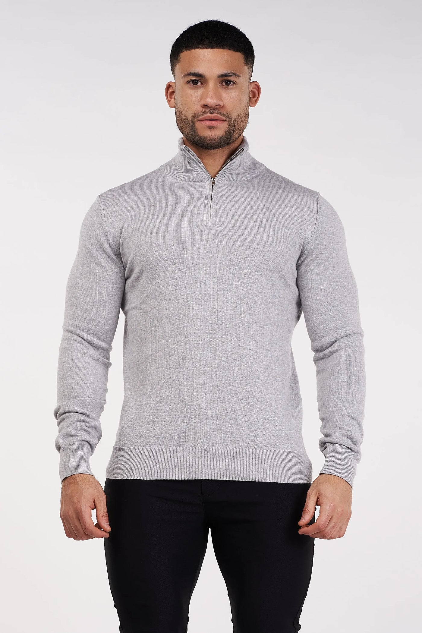 LE PULL DEMI-ZIP SANTONI