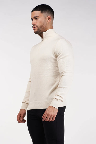 LE PULL DEMI-ZIP SANTONI