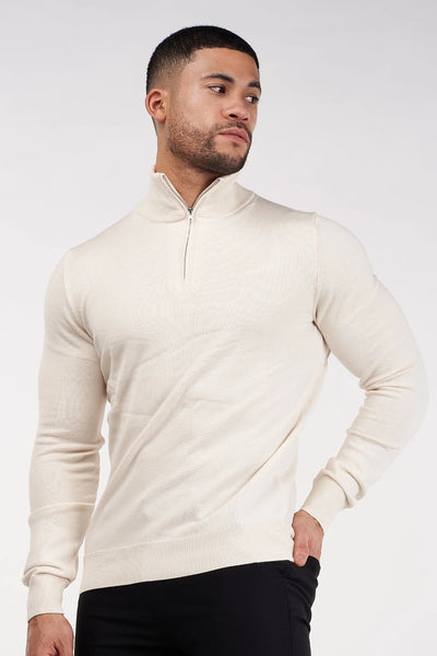 LE PULL DEMI-ZIP SANTONI