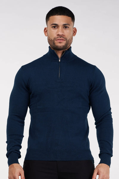 LE PULL DEMI-ZIP SANTONI