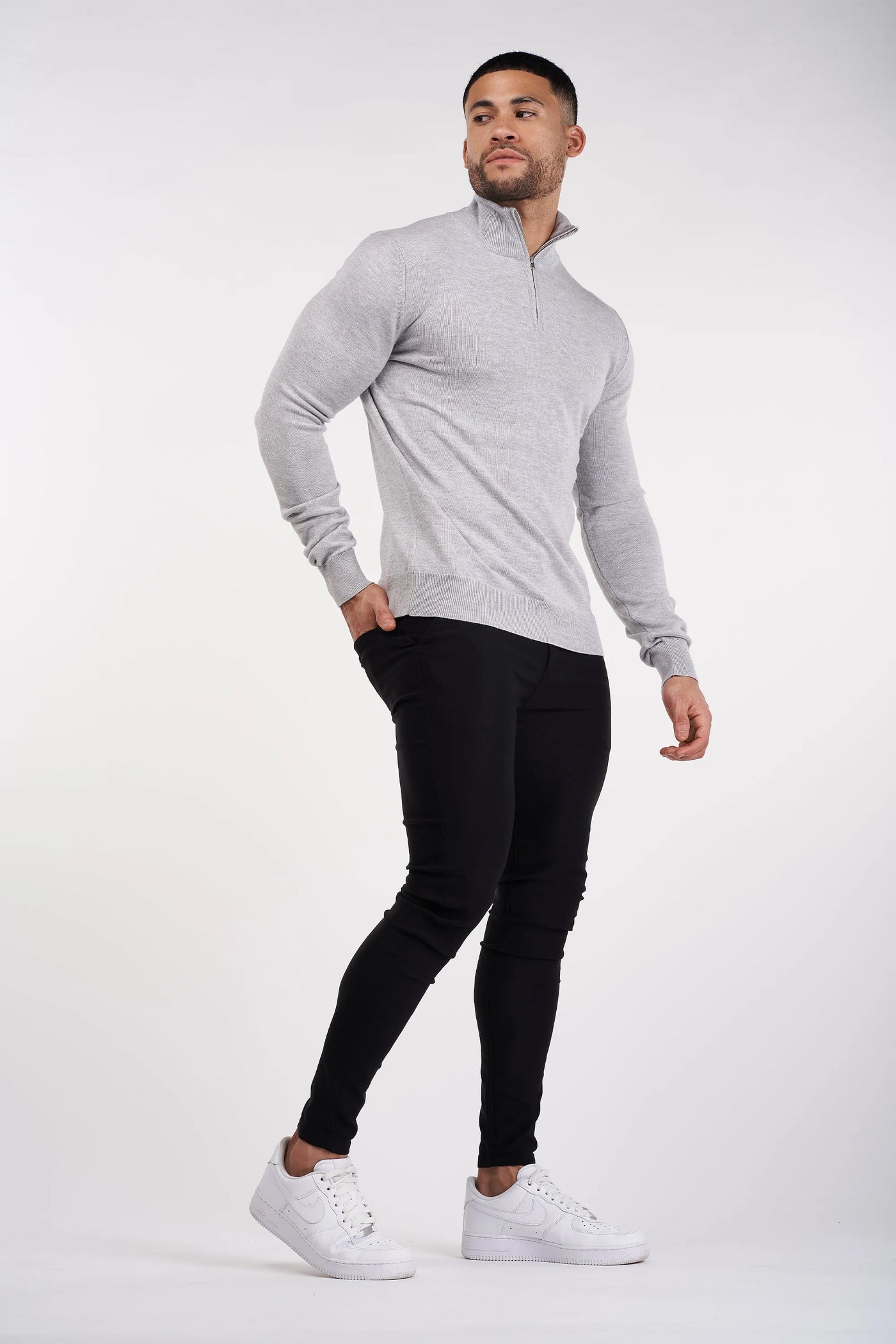 LE PULL DEMI-ZIP SANTONI