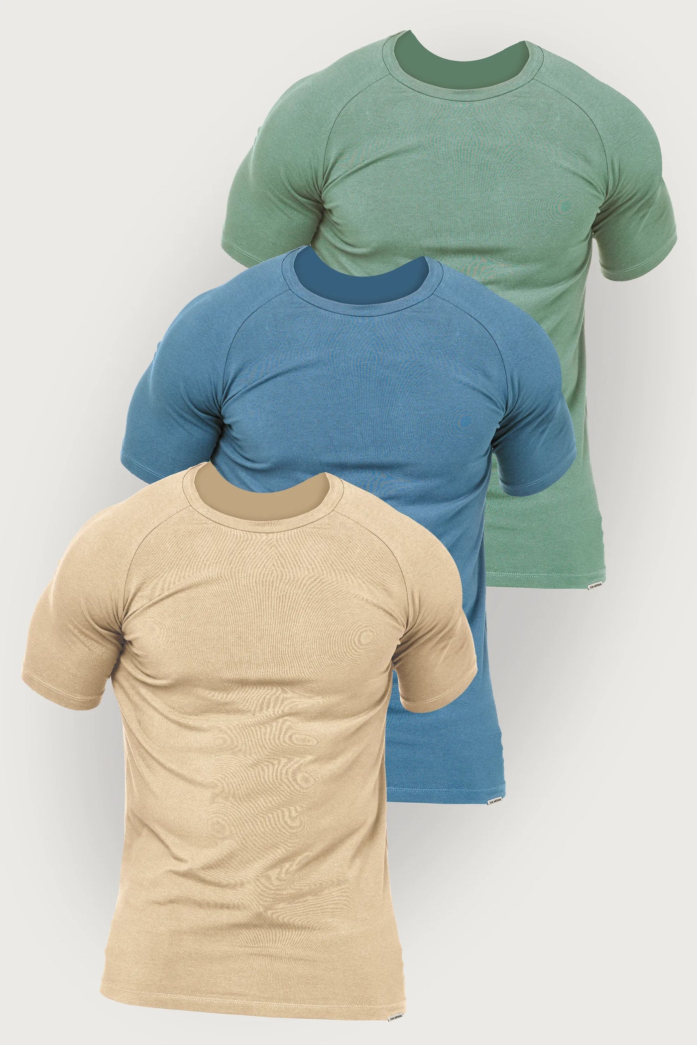 LOT DE 3 T-SHIRTS BASIQUES MUSCLE COULEURS SAISONNIÈRES