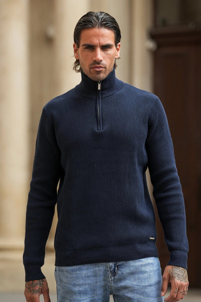 LE PULL RENZO DEMI-ZIP