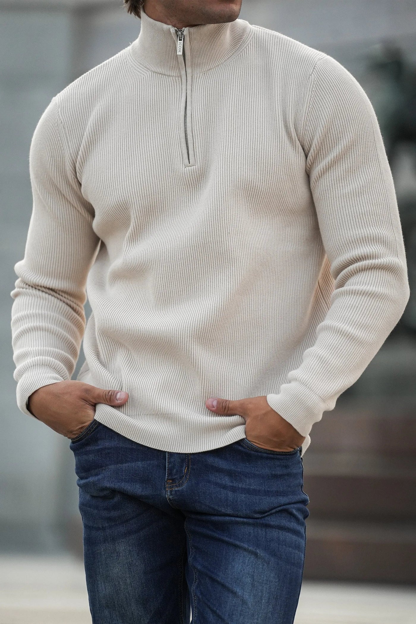 LE PULL RENZO DEMI-ZIP