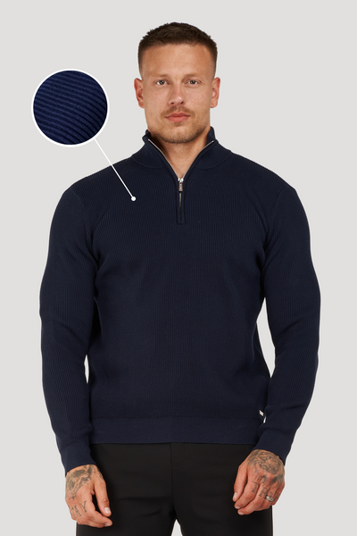 LE PULL RENZO DEMI-ZIP