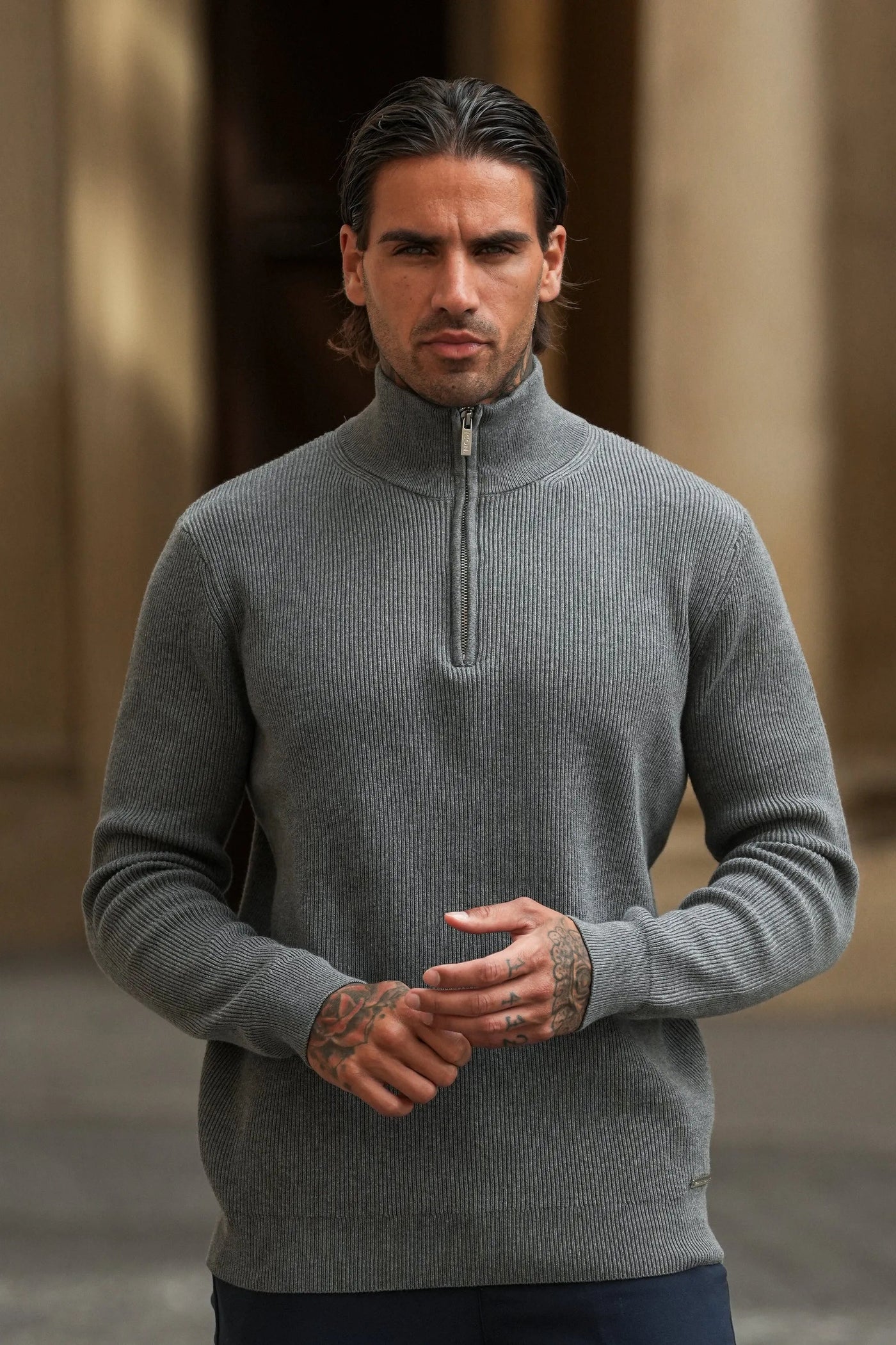 LE PULL RENZO DEMI-ZIP