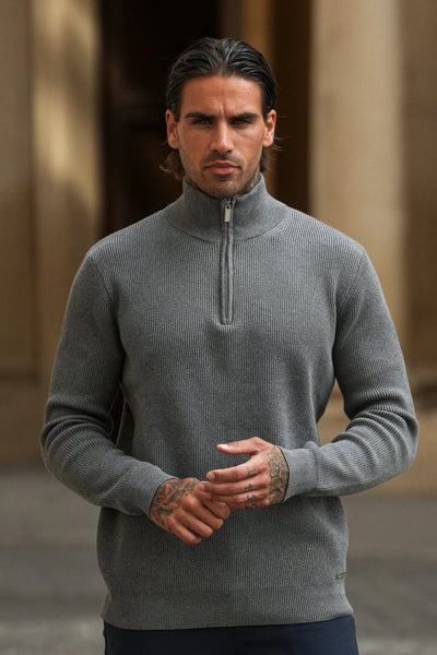 LE PULL RENZO DEMI-ZIP